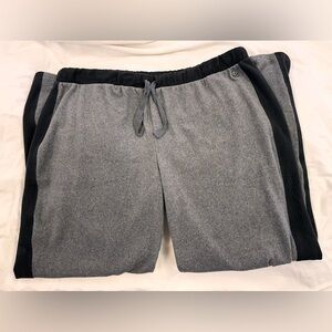 Cuddl Duds Gray Fleece Stretch Lounge Pants 1X